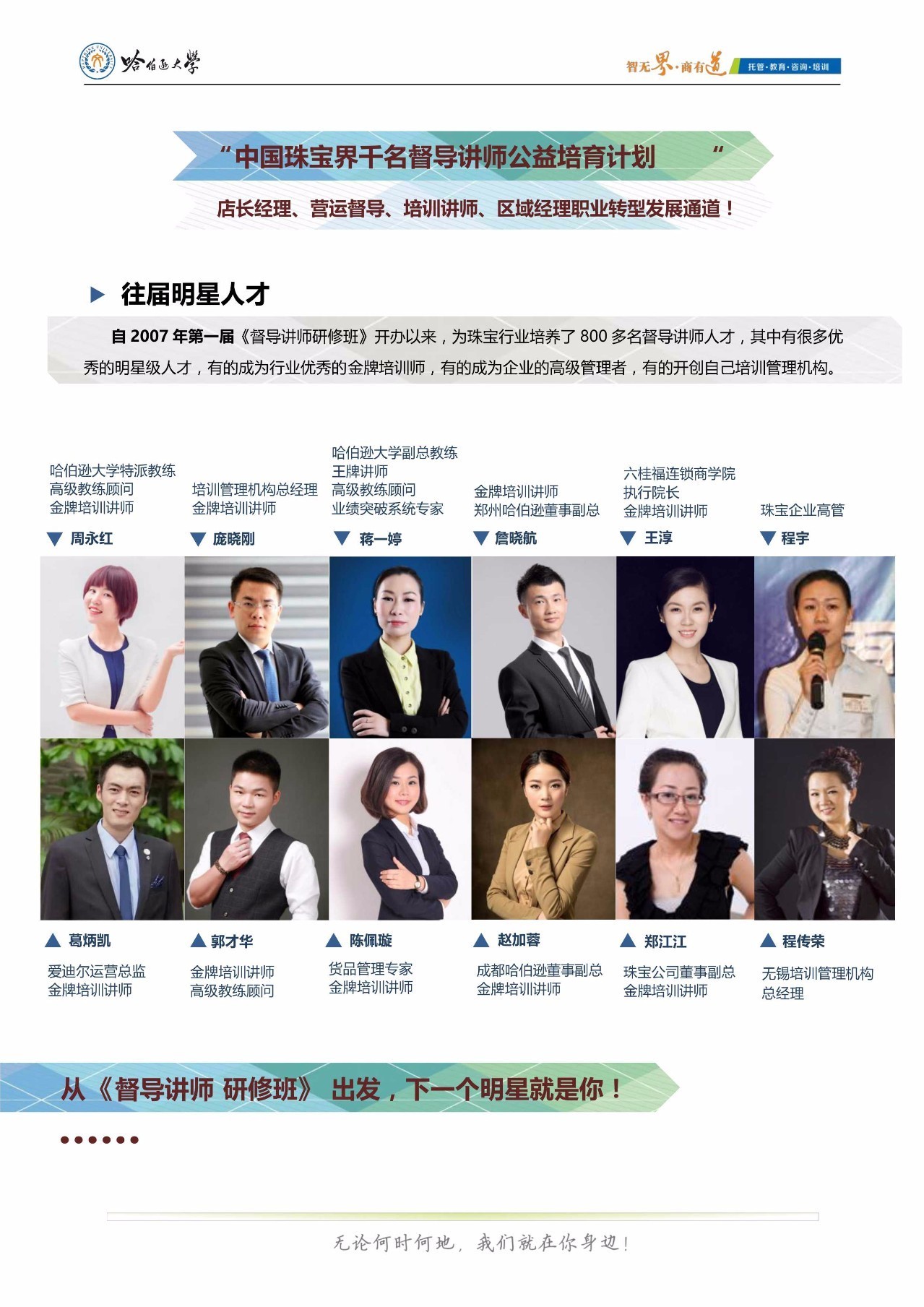 专业受训，塑造卓越人才的必经之路