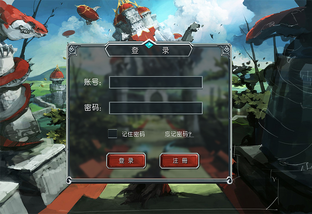 游戏界面UI设计，探索与实现