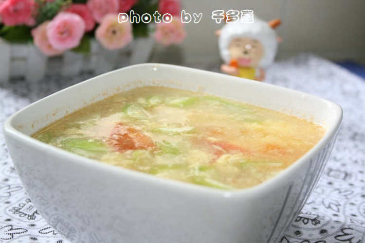 蔬菜蛋花汤的做法，一道营养美味的家常汤品