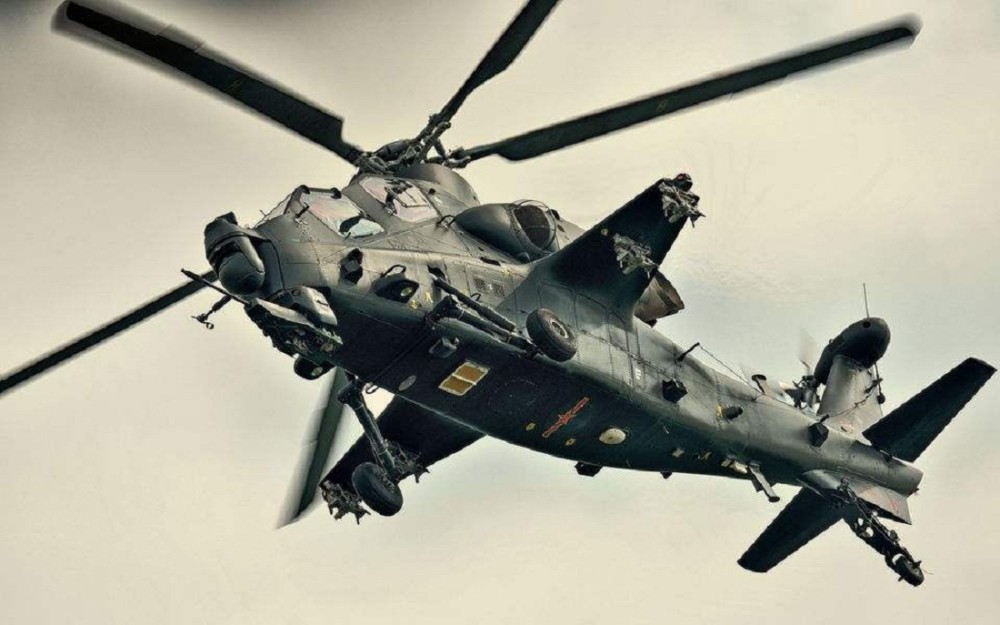 解放军伞兵武装直升机，新时代的空中力量